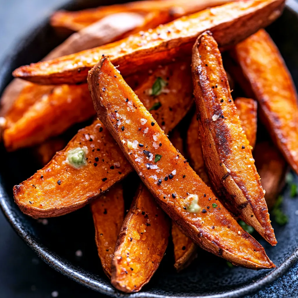 Batatas Doces Crocantes com Aioli Cremoso de Alho