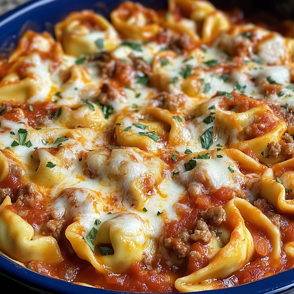 Receita de Tortellini Estilo Pizza com Carnes