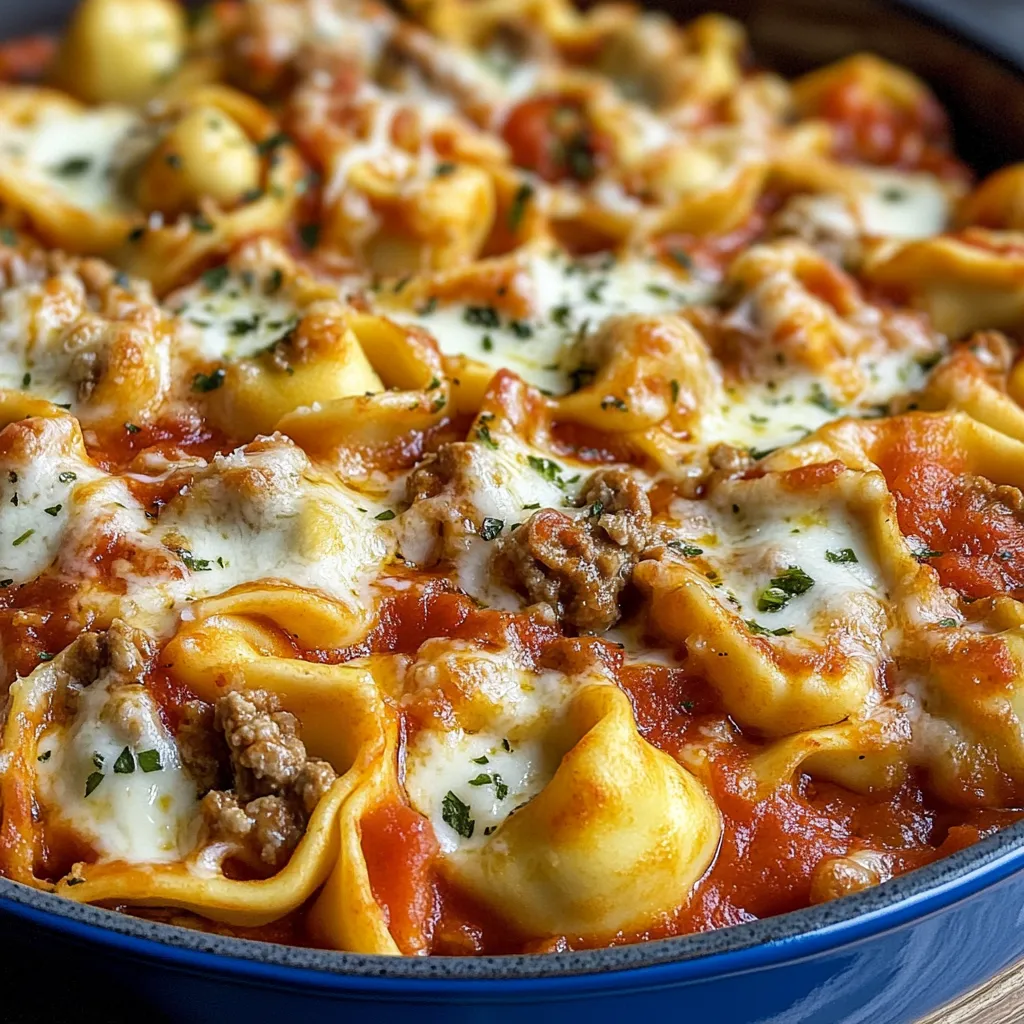 Tortellini Estilo Pizza com Carnes Fácil